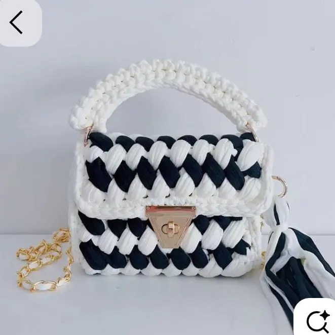 The Woven Wavelet Crochet Bag