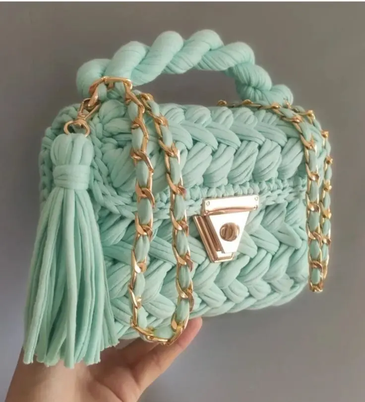 Blizzard Crochet Bag