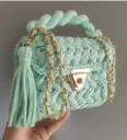 Blizzard Crochet Bag