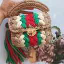 Tinsel Crochet Bag
