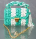 The Peppermint Twist Crochet Bag