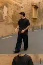 BLACK WASH T SHIRT