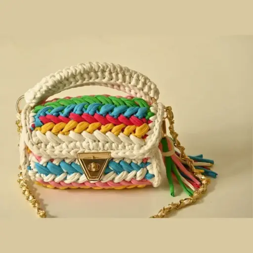The Boho Bright Crochet Bag