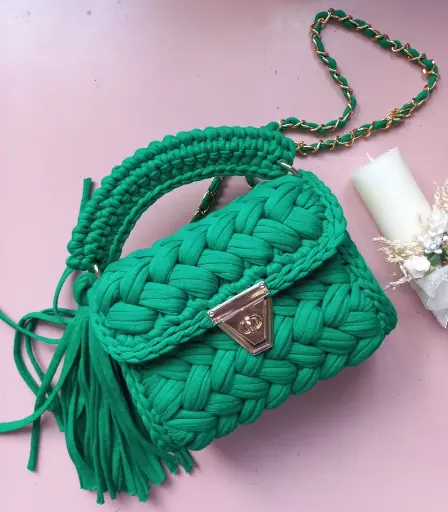 Satchel Crochet Bag